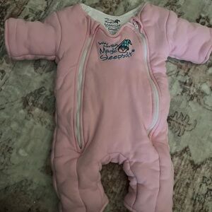Merlin’s Magic Sleepsuit Small Pink